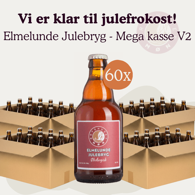 Elmelunde Julebryg Mega Deal 60 stk 0,33 cl.
