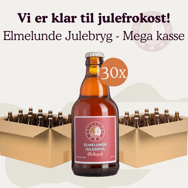 Elmelunde Julebryg Mega Deal 30 stk 0,33 cl.