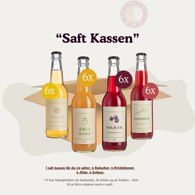 Økologisk Saft Mix kasse 24 stk