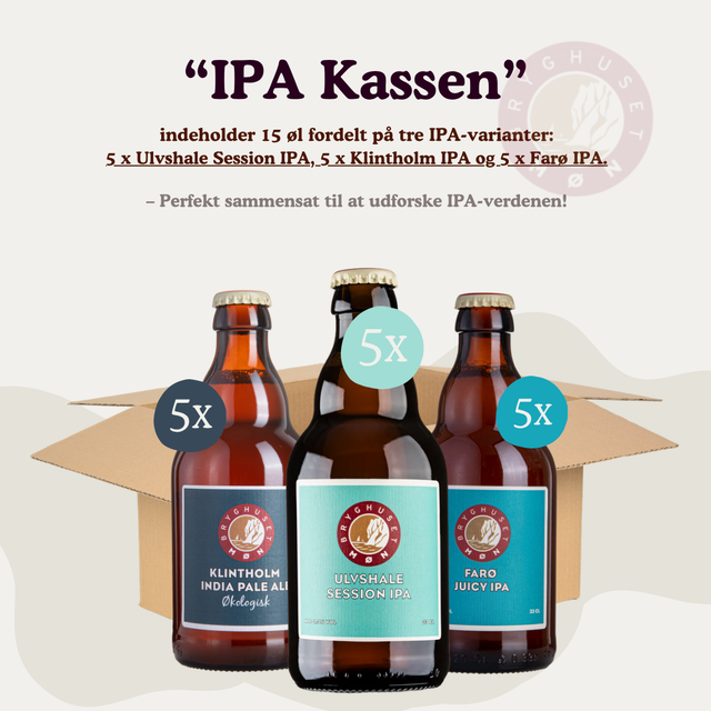 IPA Kasse (15 x 33 cl. øl)