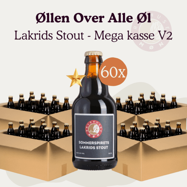 Sommerspirets Lakrids Stout Mega Deal 60 STK 0,33 cl - Billede 1
